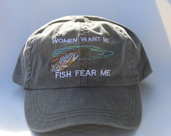 Women Want me, Fish Fear Me (Fish out of water design)