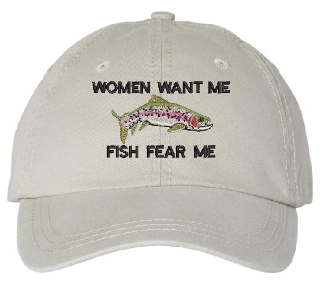 Women Want Me, Fish Fear Me Baseball & Trucker Caps Etsy
