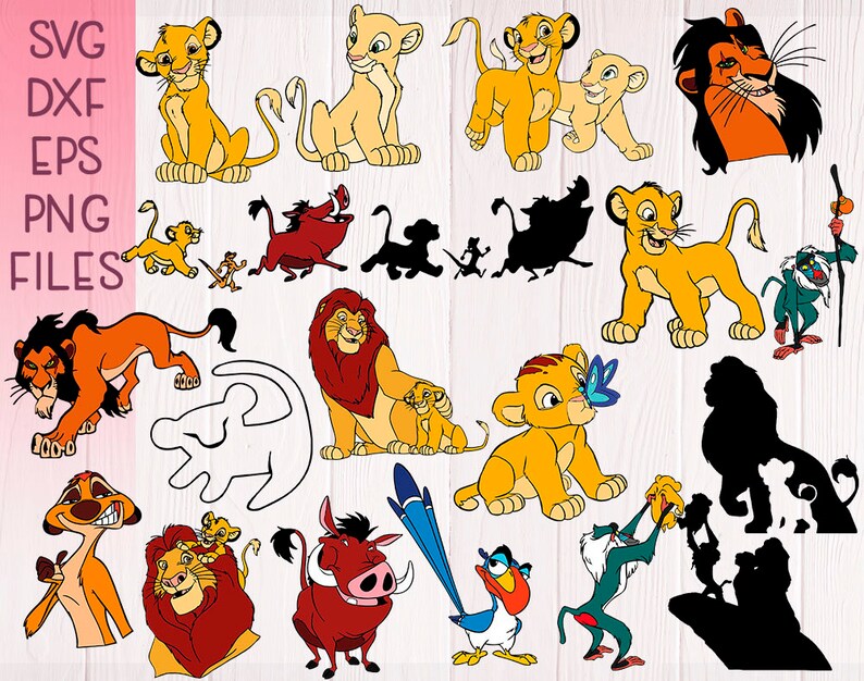 Free Free 236 Lion King Svg Etsy SVG PNG EPS DXF File