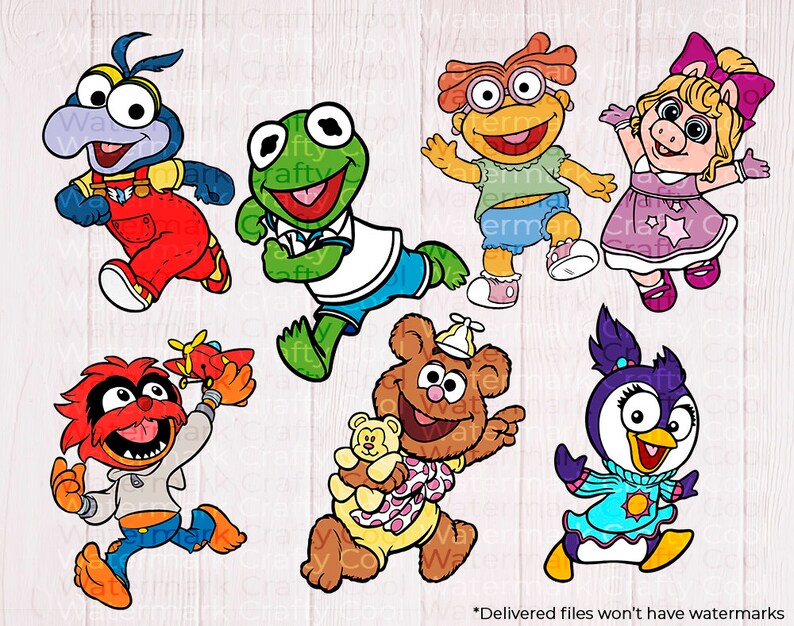 Download Muppet babies SVG bundle muppets SVG dxf eps png files | Etsy