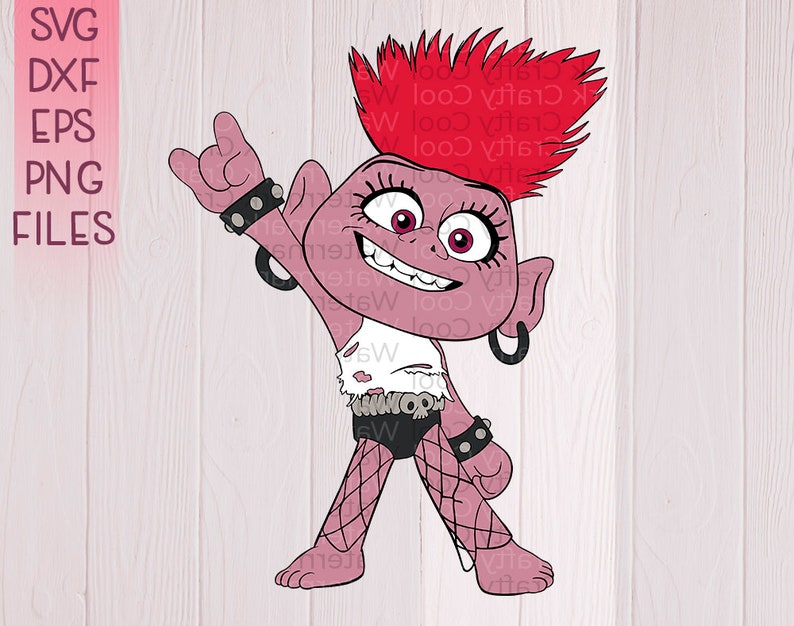 Download Trolls 2 SVG Queen Barb SVG dxf eps png files trolls 2 | Etsy