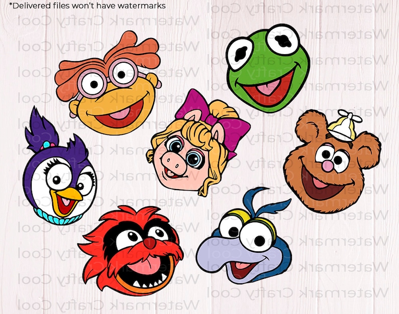 Download Muppet babies SVG bundle muppets heads SVG dxf eps png | Etsy