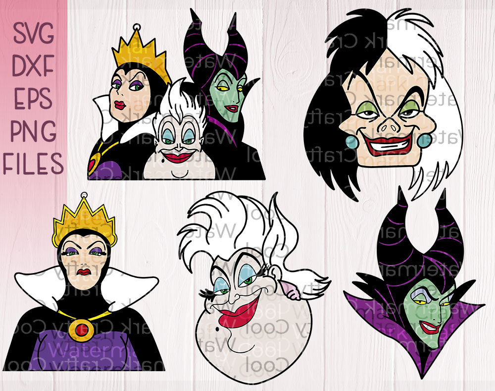 Disney Villains SVG