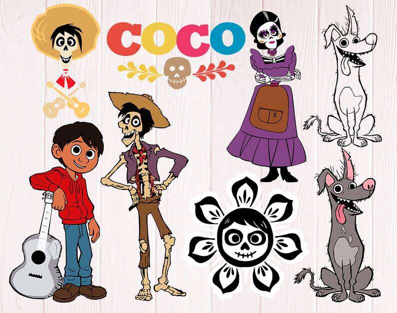 Download Coco SVG bundle Coco dxf eps png files coco movie | Etsy