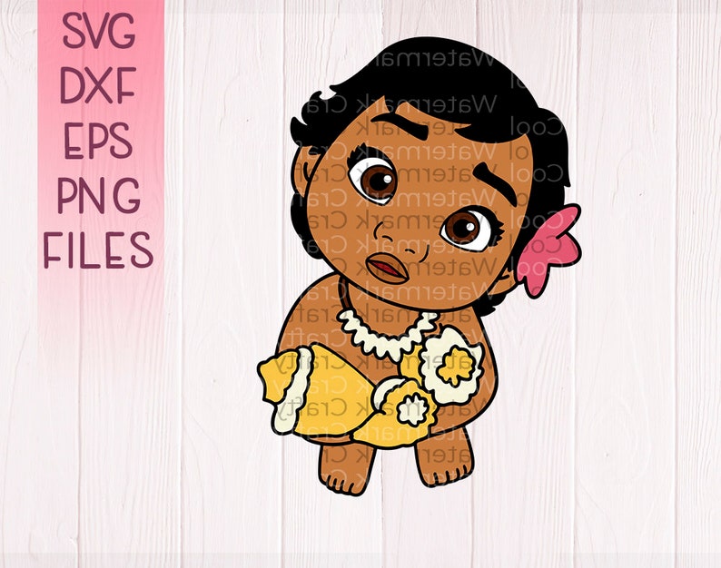 Free Baby Moana Svg 841 SVG PNG EPS DXF File.