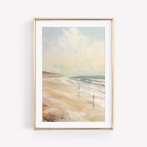 Vintage Beach Wall Art, Printable Wall Art, Digital Print