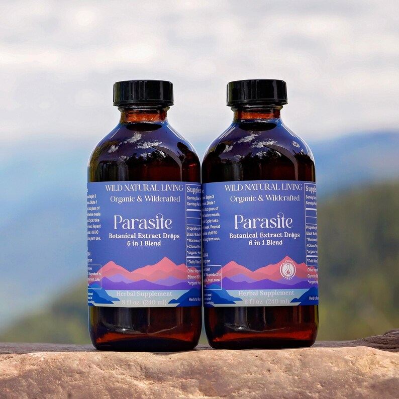 Parasite Extractor Parasite Cleanse Tincture Clove, Wormwood Black Walnut Hull Organic ...