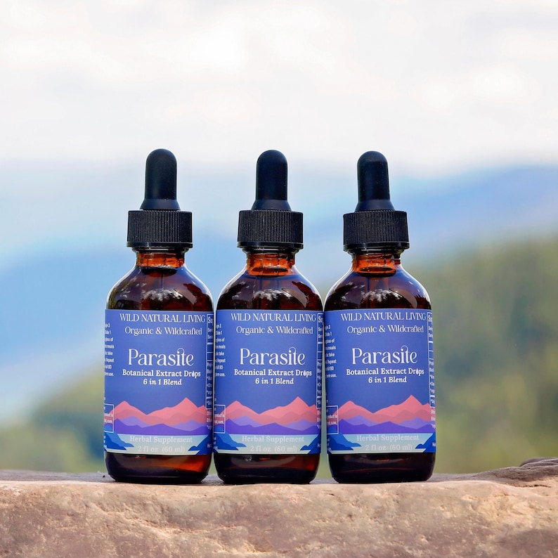 Parasite Extractor Parasite Cleanse Tincture Clove, Wormwood Green Black Walnut Hull ...