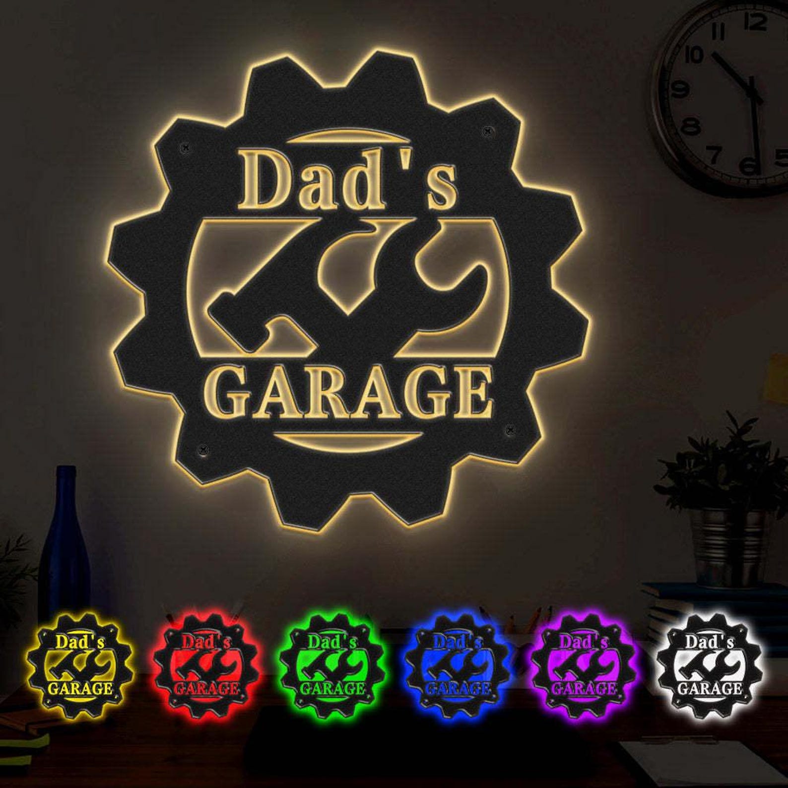 Darts Sport Wall Hanging Garage Decor Dad Gift Custom Golfing Metal