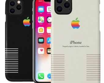 iPhone 8 et plus, Samsung Galaxy Retro Macintosh Apple Case, étui iPhone, étui iPhone 11, cadeau pour elle, cadeau pour lui