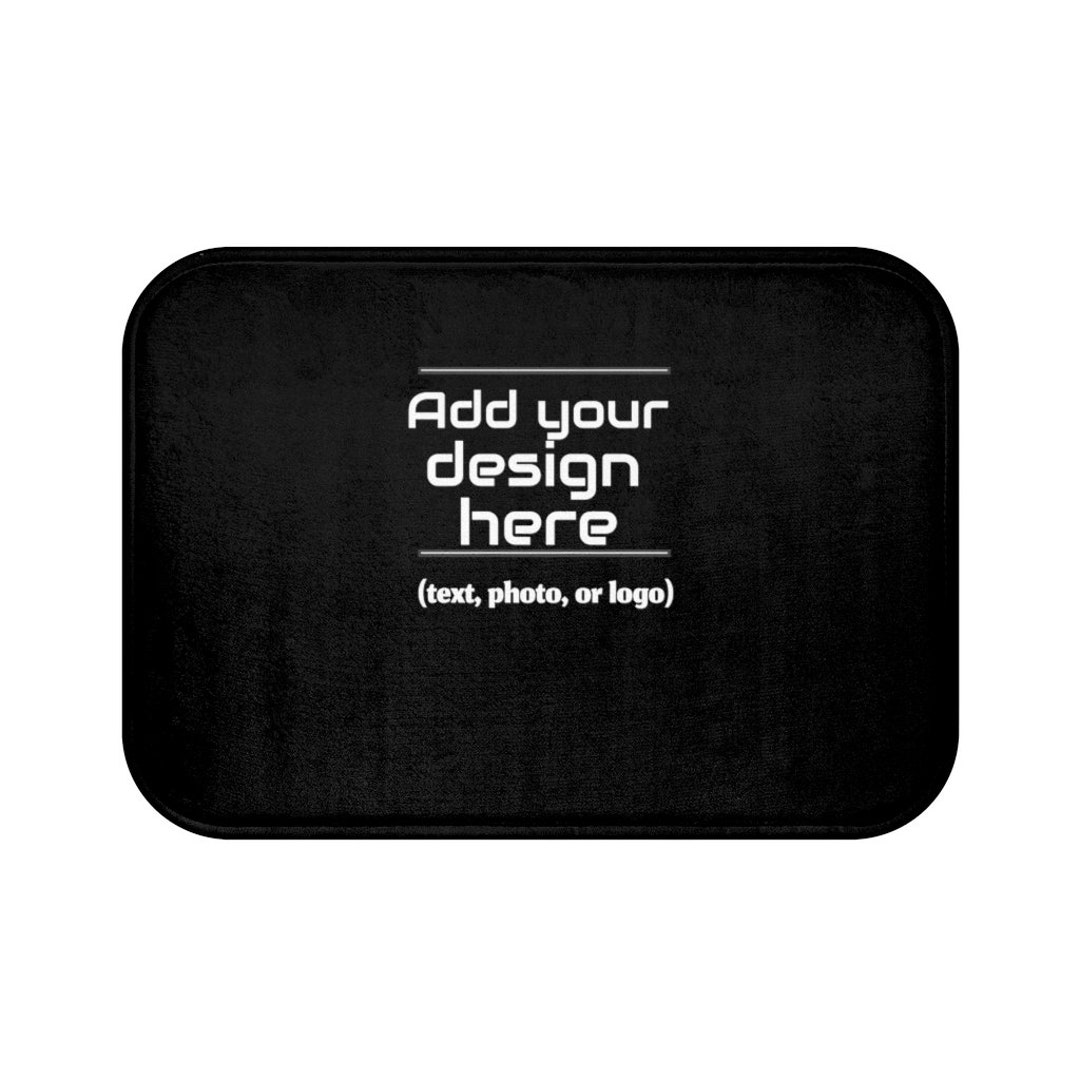 Custom Bath Mat, Personalized Photo Bath Mat, Text Bath Mat, Bathroom