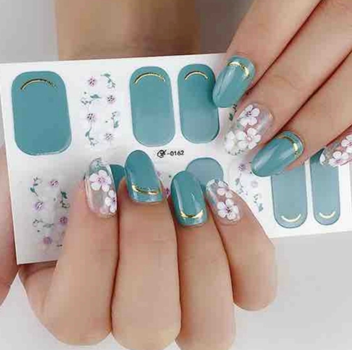 Gel nail wraps nail stickers Nail Decals Etsy