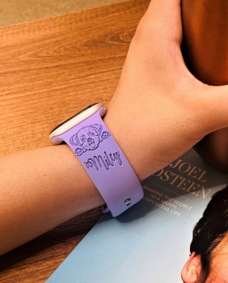 Dog Apple Watch Band Dog Pet Silicone Apple Watch Band 40mm Etsy