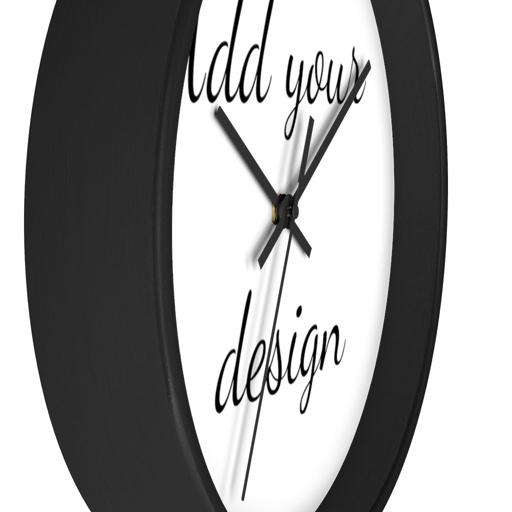 Custom Wall Clock Personalized Logo Clock Photo Wall Clock Etsy
