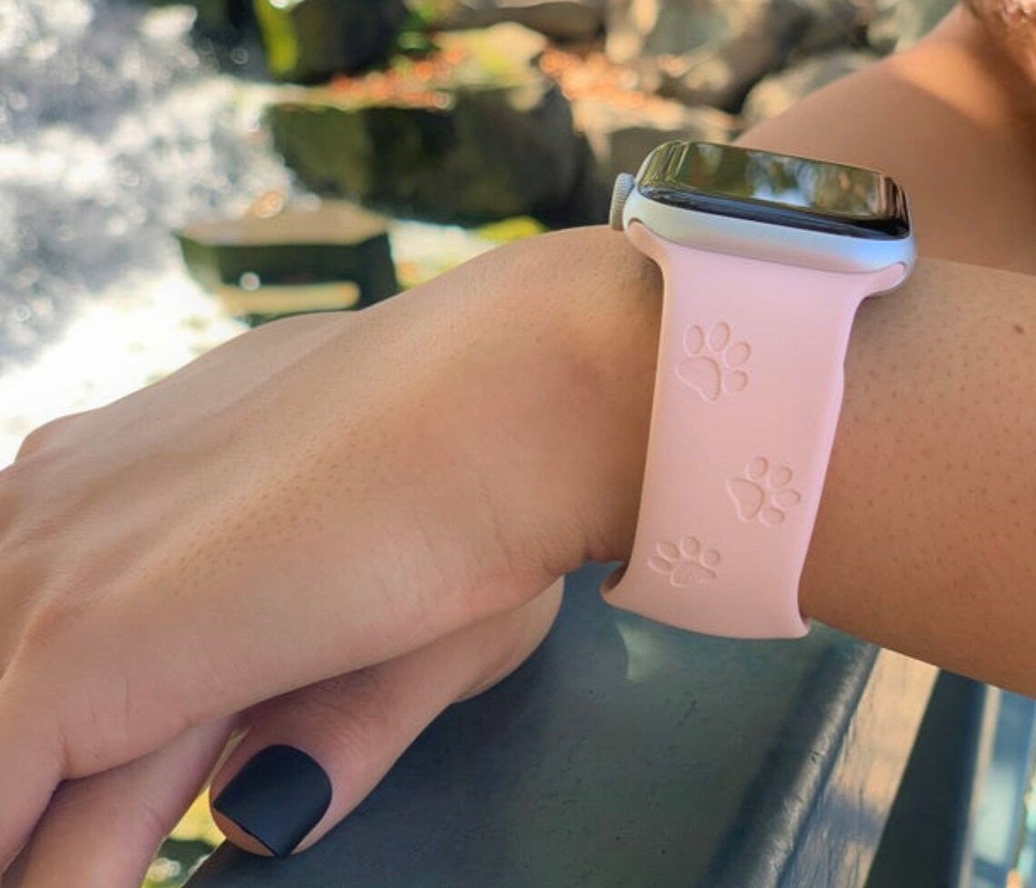 Dog Apple Watch Band Dog Pet Silicone Apple Watch Band 40mm Etsy