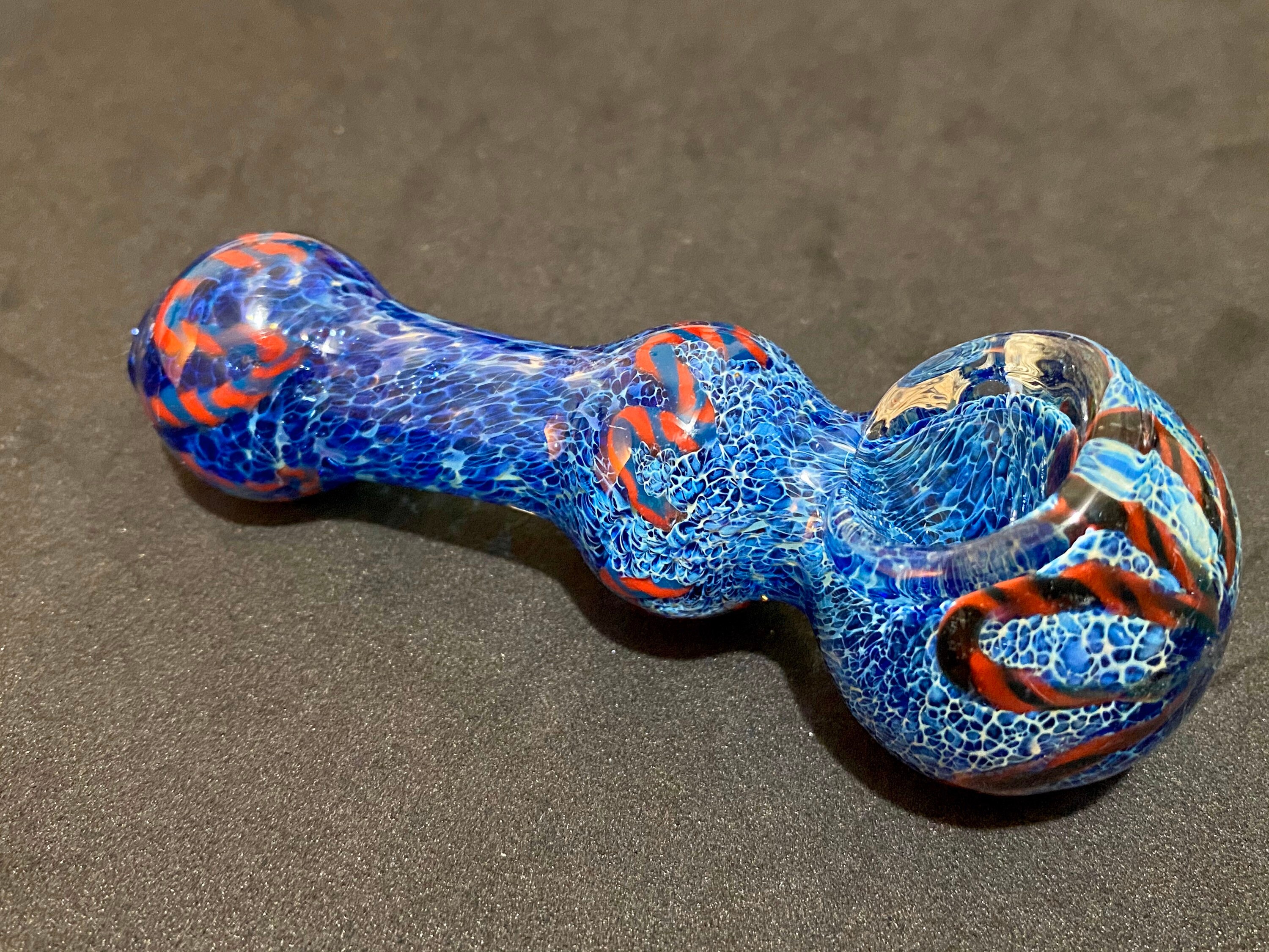 Unique  Glass Pipes, Cute Smoking Bowl, Collectible Glass Pipe.