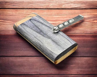 Dugout One Hitter Set, Black and White Wooden Dugout with One Hitter Pipe