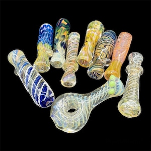Unique Mystery Chillum Glass Pipes