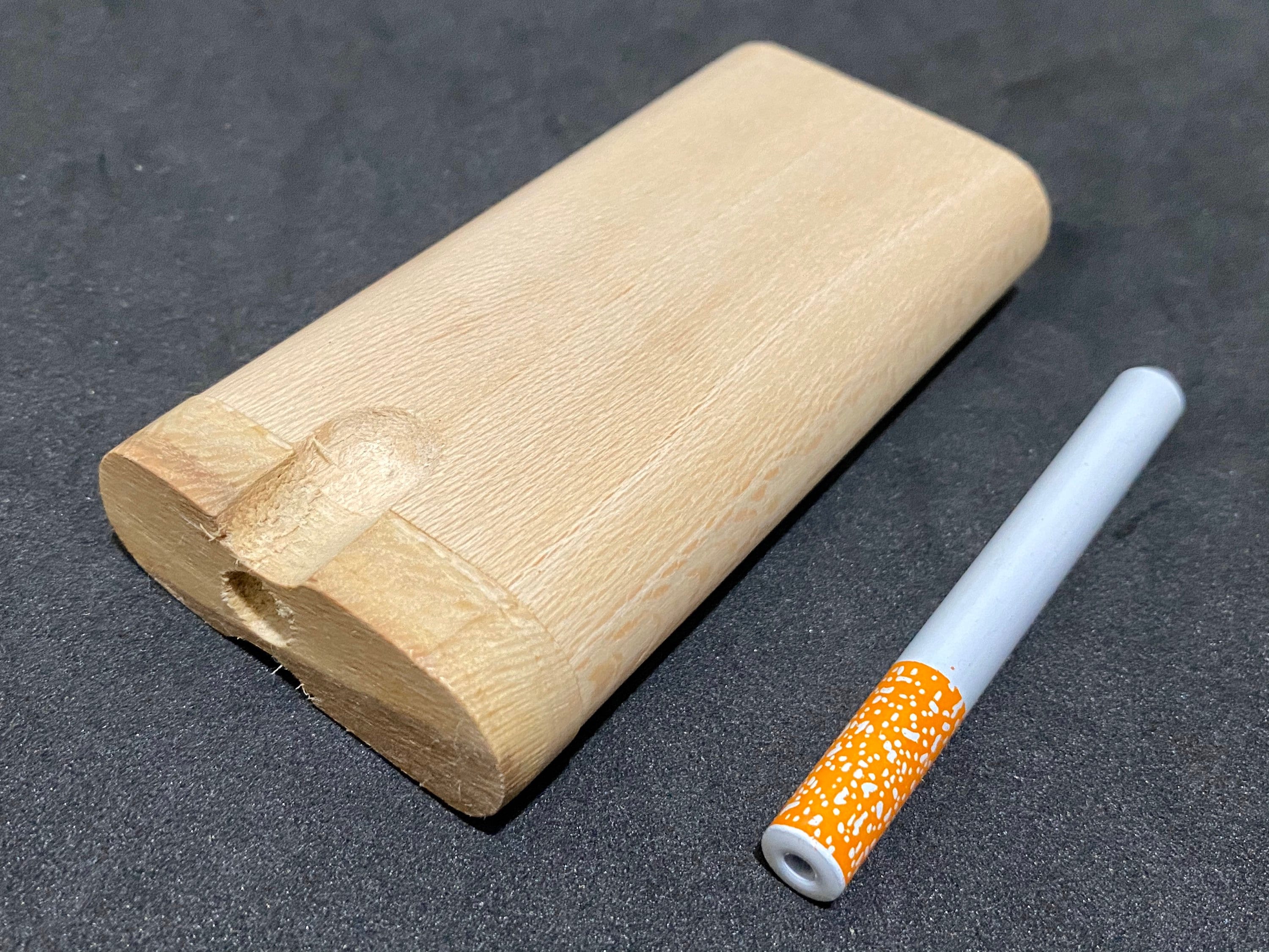 Dugout One Hitter Natural Wooden Box with one hitter . Etsy