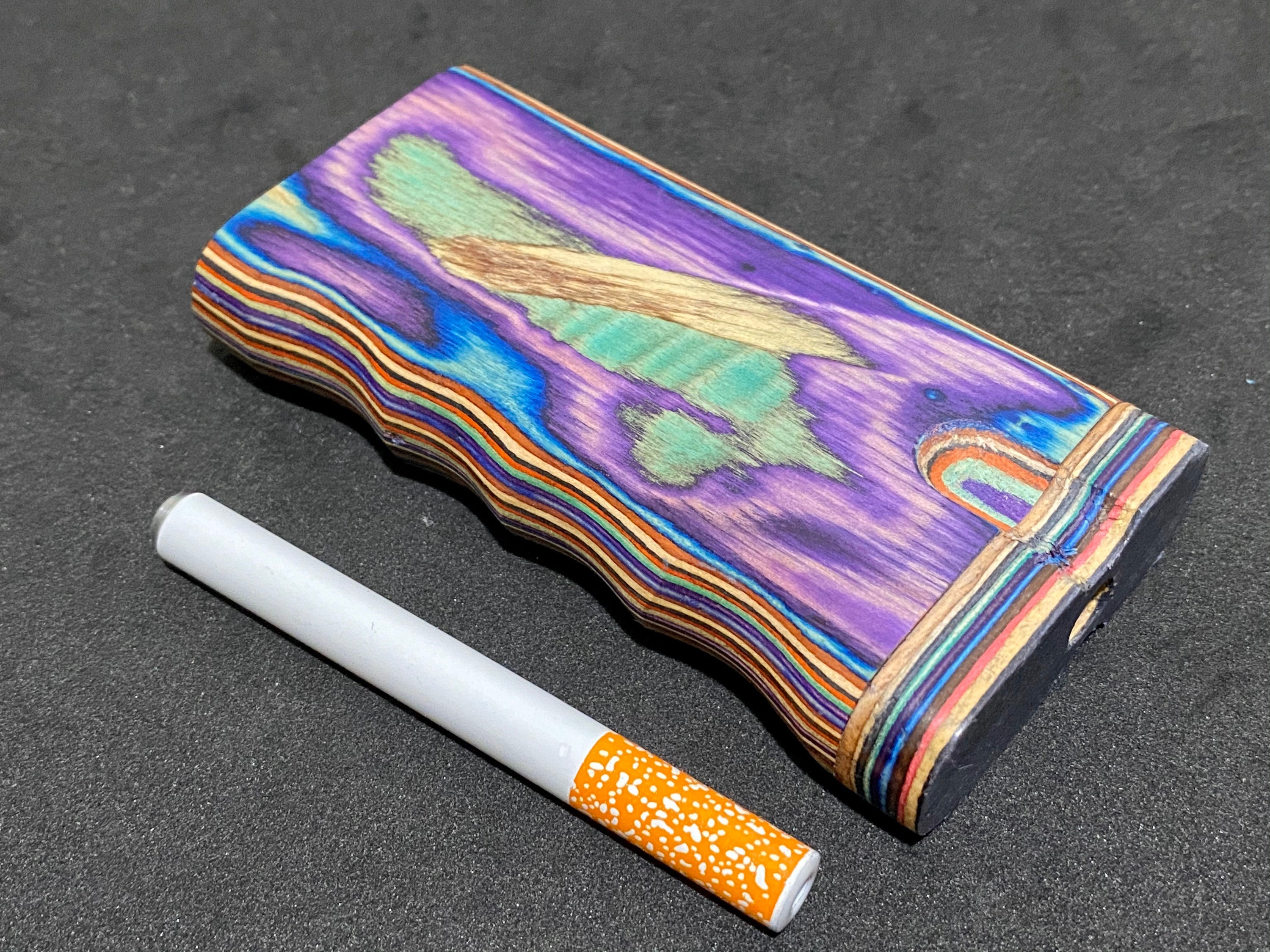 Dugout with One Hitter , Traditional Wooden Dugout with Grip .