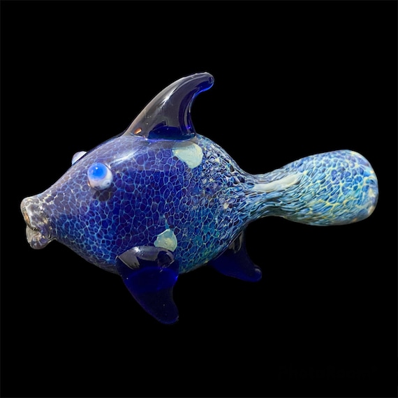 One Hitter Fish Glass Pipes, Animal Glass Pipe , Chillum Pipes - Etsy