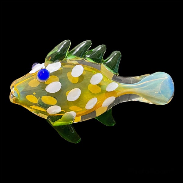 One Hitter Fish Glass Pipes, Animal Glass Pipe , Chillum Pipes