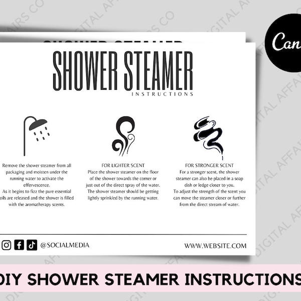 Shower Steamer Etsy