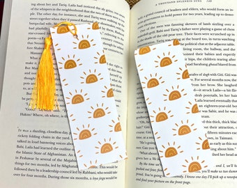 Sunshine Bookmark with White Background, Sunshine Bookmark, Book Lover Gift, Booktok, Bookish