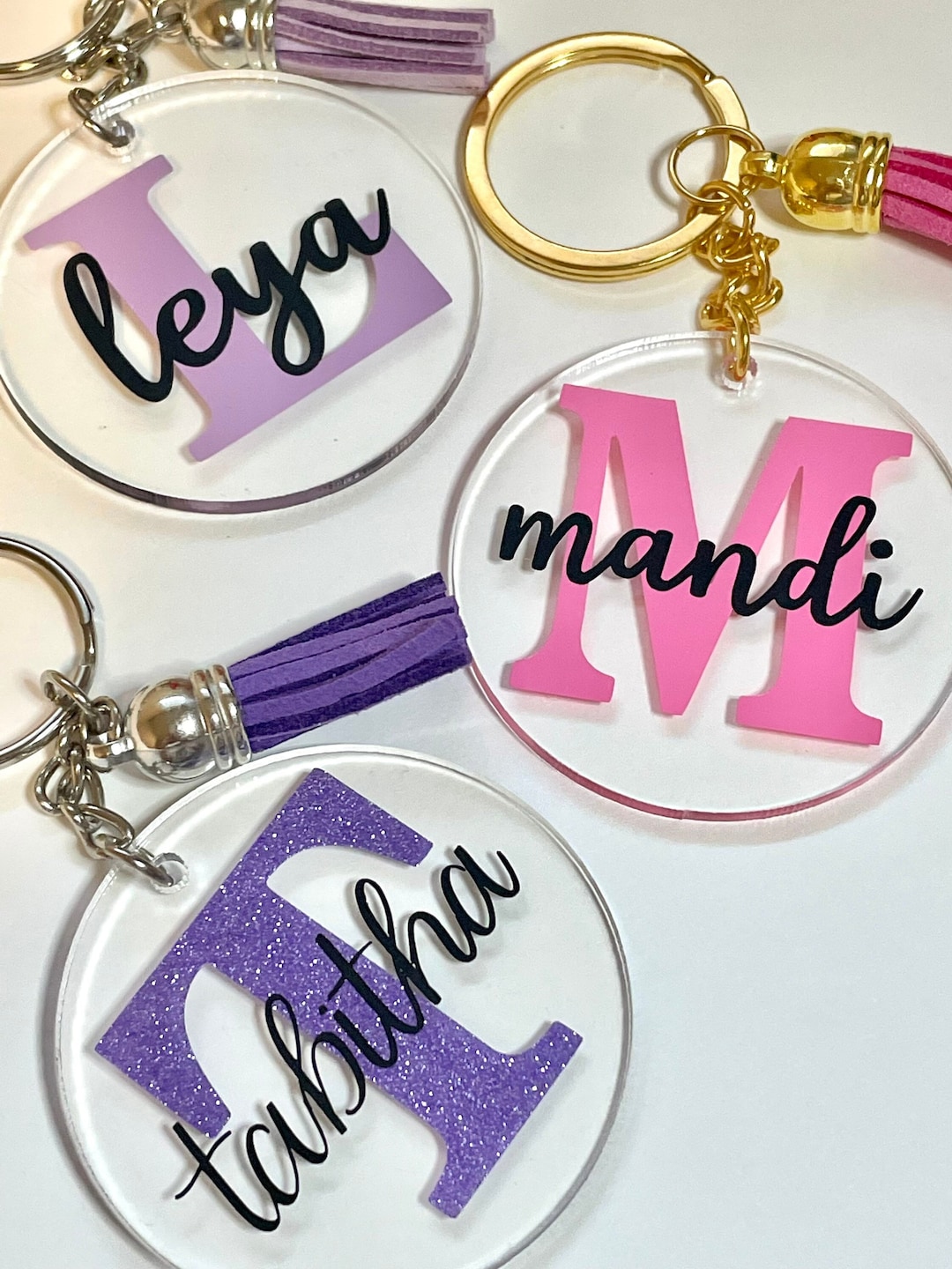 Etsy personalized sales keychains