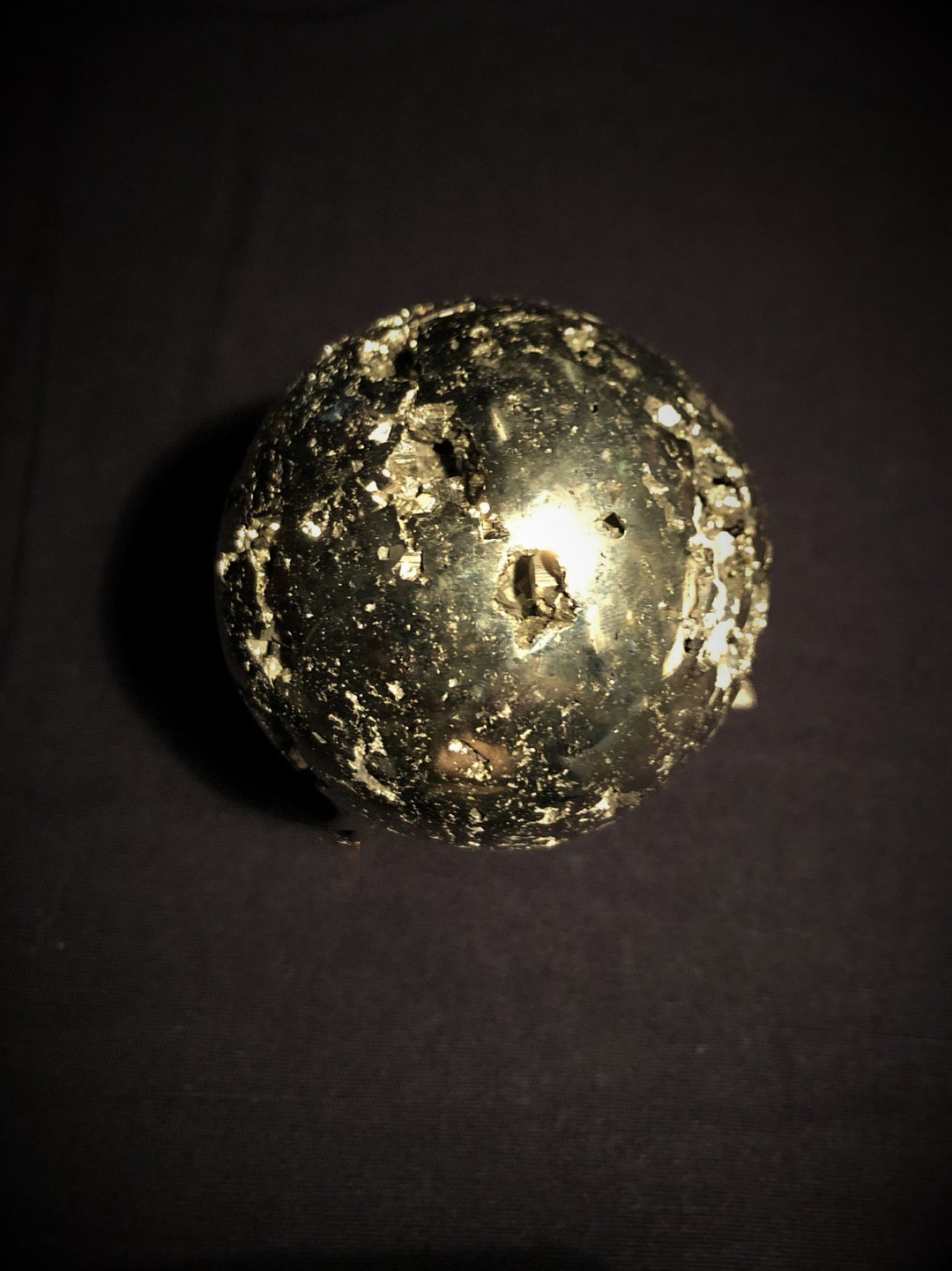 Spherical Iron Rocks SPHERICAL IRON PYRITE, Sphere-shaped Stone Also Called