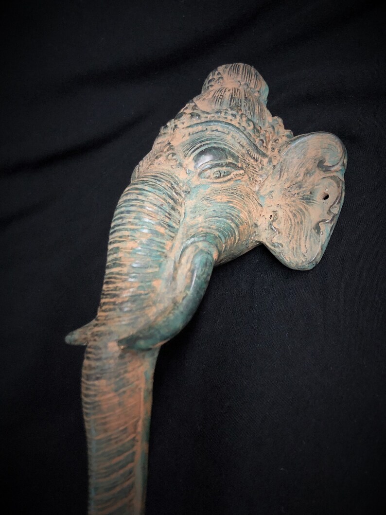 Viello style Trunk stylish sculpture for a collection or collectors BRONZE PRESS DOOR \u00c9L\u00c9PHANT antique Bronze Door Handle Elephant
