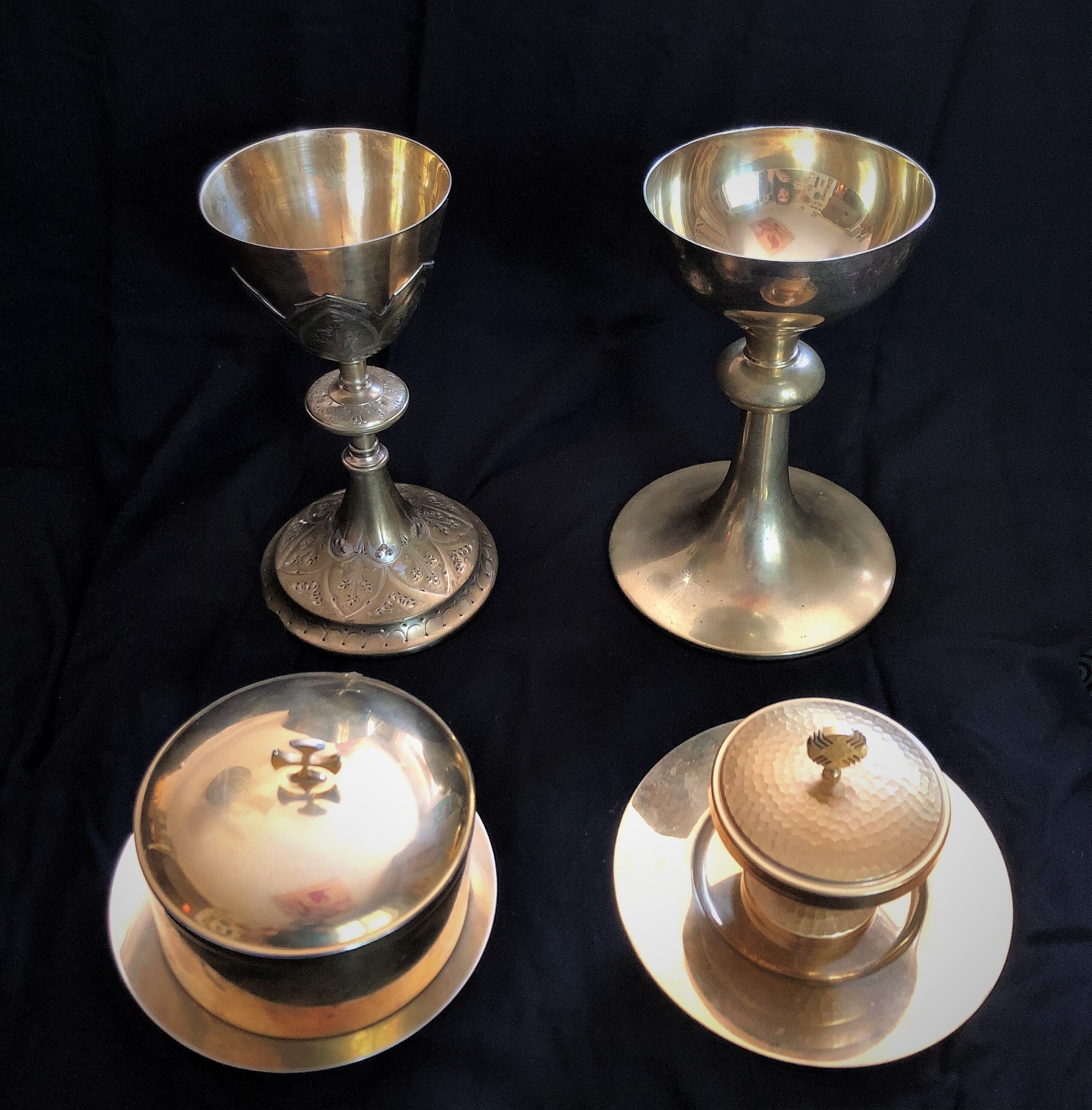 PATÈNE. Objet LITURGIQUE du QUÉBEC Canada. Paten. Chrétien Etsy Canada