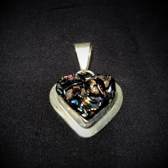 HEART-shaped, HEART-shaped, PENDENTIF. Muticolor a