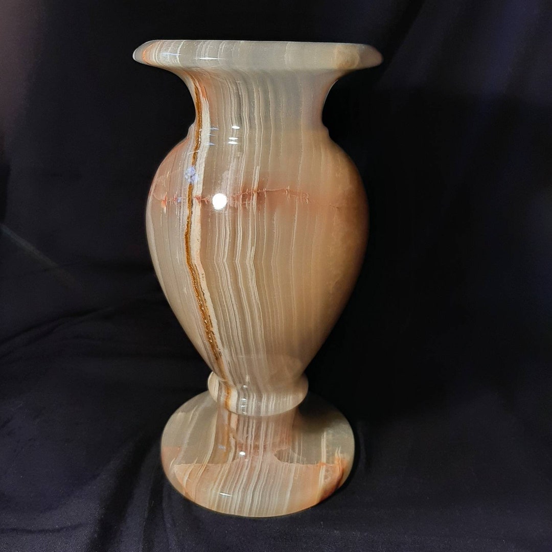 VASE En ONYX Unique Et Superbe Pot à Fleurs Ou Autre Etsy