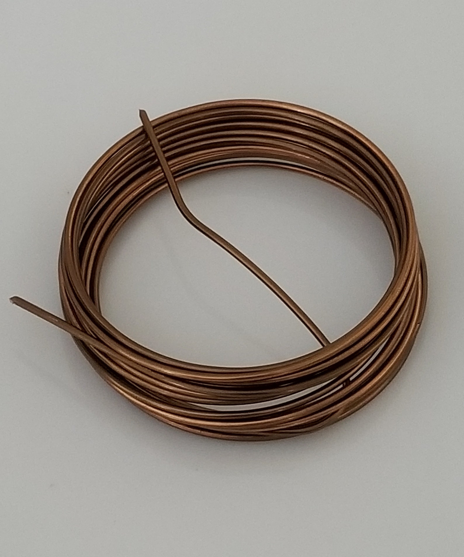 Wire Vintage BronzeFinished Copper Round 14 Gauge 10Ft Etsy