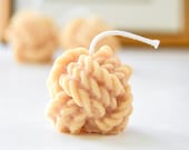 Knot Candle, Yarn Ball Candle, Knit Ball Candle, Decorative Soy Candle, Decorative Candle, Soy Candle, Home Decor, Gift for Her, Boho Chic