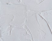Textured Minimal Wall Art, Original Textured Painting, Texture Wall Decor, Textured Canvas Panel, Modern Abstract Wall Art, White Texture