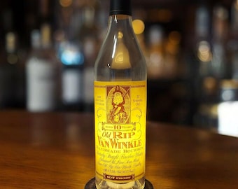 Pappy Van Winkle Lamp: Handcrafted Bourbon Bottle Light