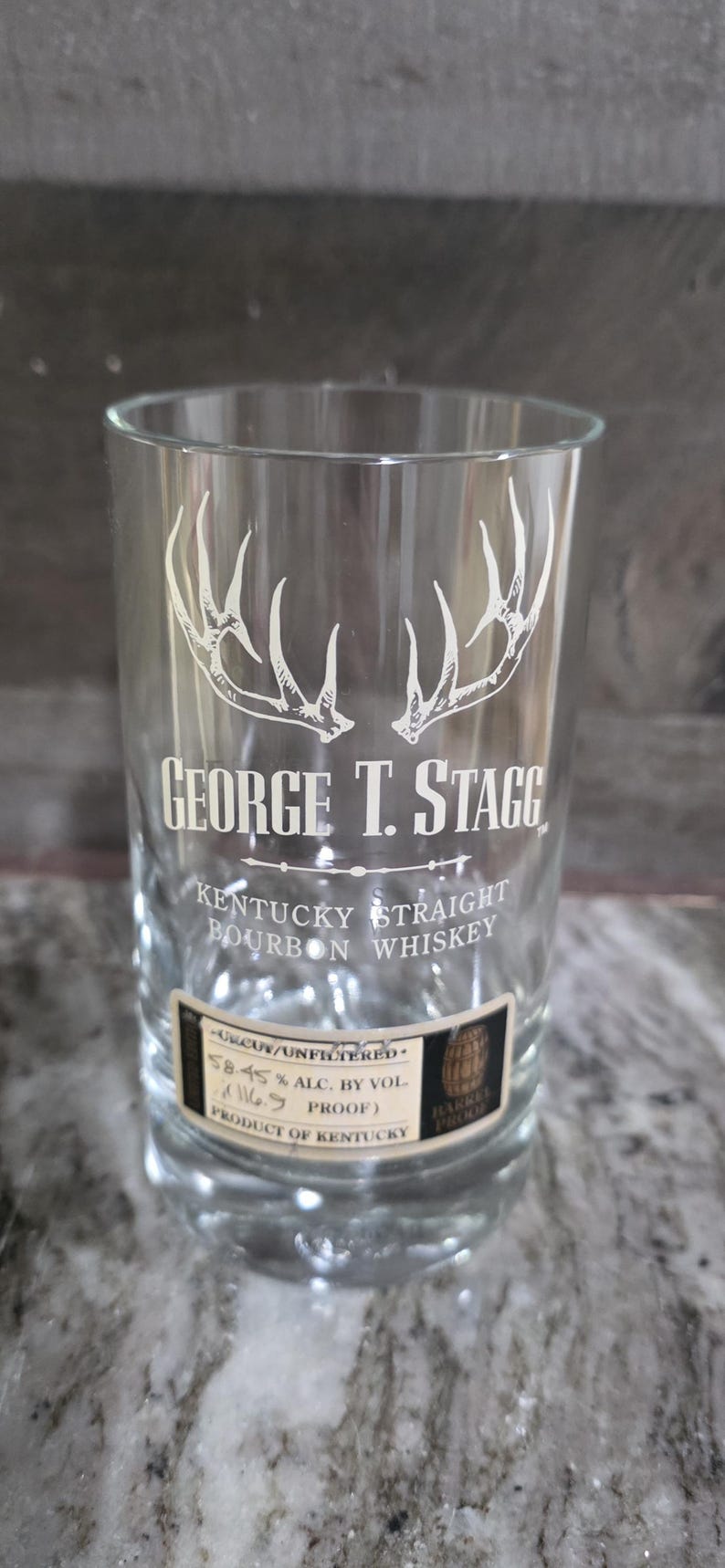 Eagle rare bourbon glasses George T Stagg (1)
