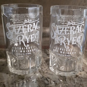 Eagle rare bourbon glasses Sazarac set of 2