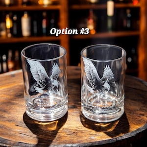 Eagle rare bourbon glasses Option #3 Set of 2