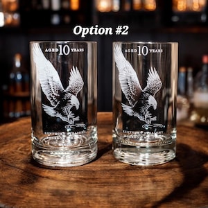 Eagle rare bourbon glasses Option #2 Set of 2