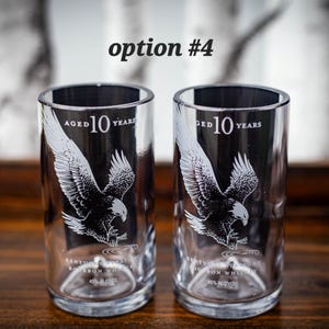 Eagle rare bourbon glasses Option #4 set of 2