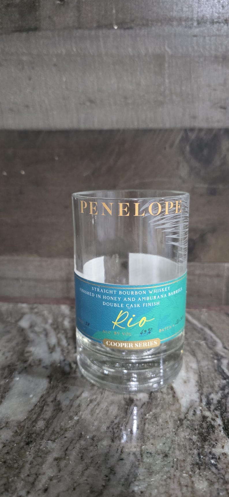 Eagle rare bourbon glasses Penelope Rio