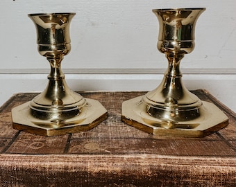 ヴィンテージ真鍮キャンドルホルダー2個セット - Etsy 日本