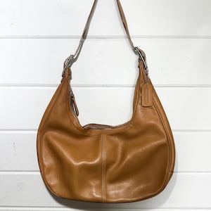 Vintage Coach Ergo Hobo Camel Shoulder Bag 8.5