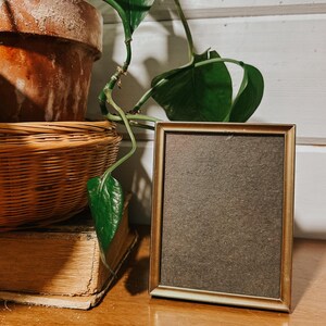 Vintage Brass Picture Frame