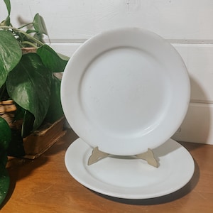 Antique White Ironstone Bowls Set of 2 | J & G Meakin England