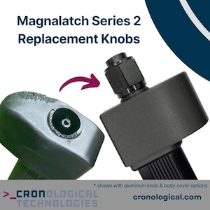 Magnalatch V2 / Series 2 Replacement Top Pull / Knob / Cover Pool Gate Latch Replacement with optional Aluminum Cap