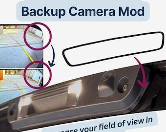 Volvo XC40 C40 Recharge Backup Camera Spacer Mod Extension Modification/Fix